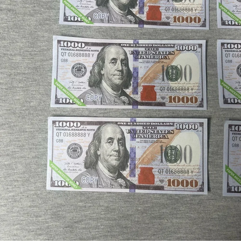 10 PCS. Sinking Funds Fake Money Bill Place Holders